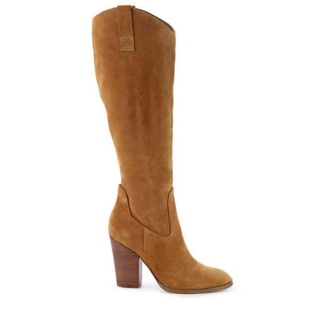 Suede Riding Boots